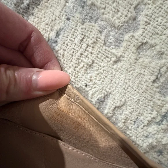 Cole Haan Women's Ballet Flat, Nude Leather 9.5